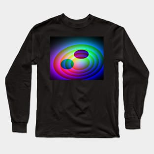 Twin Planets-Available As Art Prints-Mugs,Cases,Duvets,T Shirts,Stickers,etc Long Sleeve T-Shirt